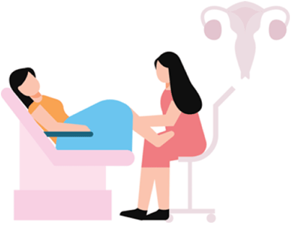 膣ハイフの施術イメージ