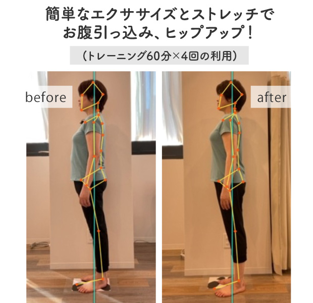 簡単なエクササイズとストレッチでお腹引っ込み、ヒップアップ！