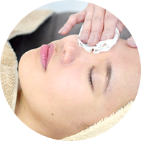 化粧や汚れをふきとり