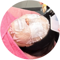 有効成分配合のパック